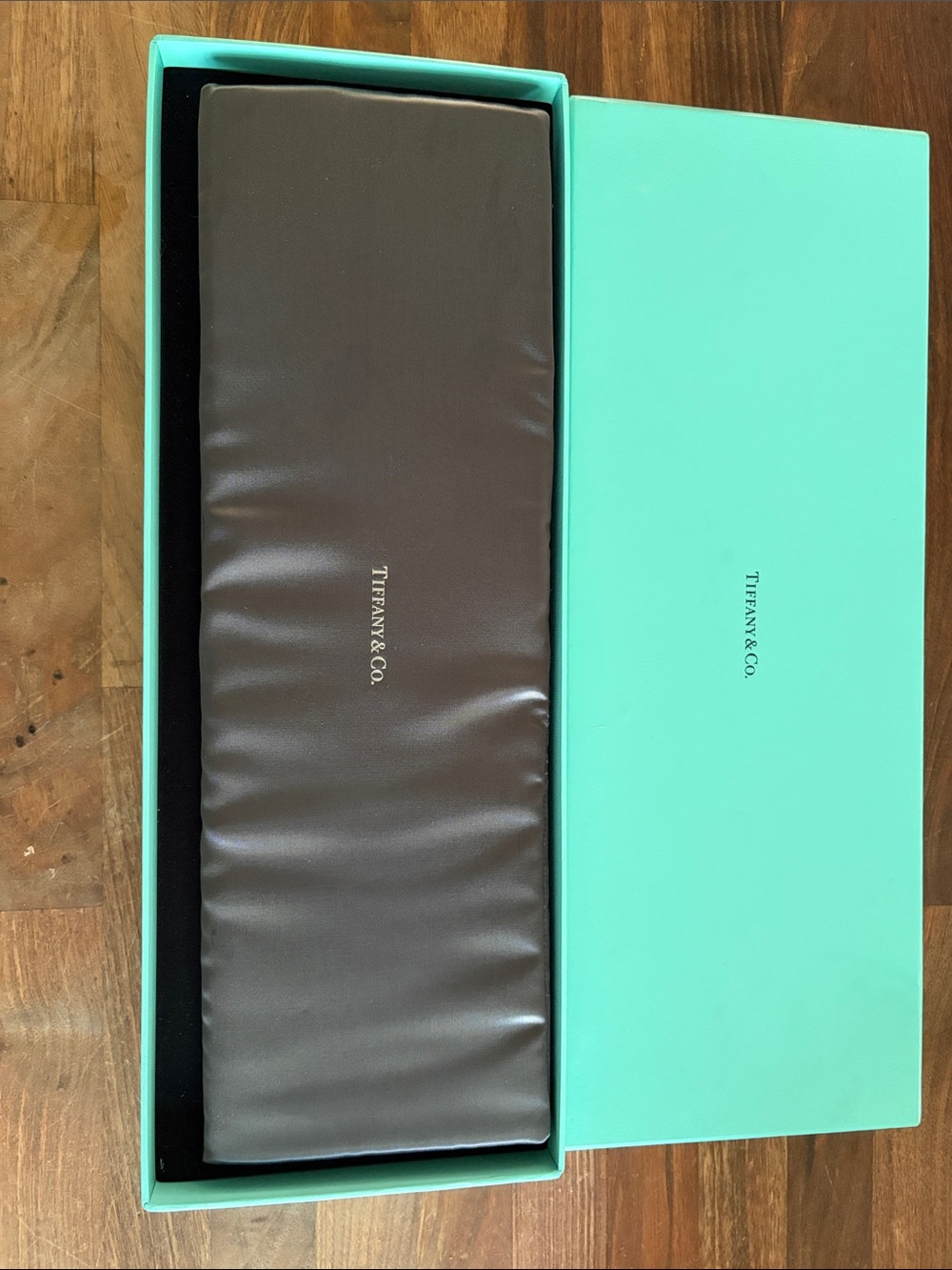 Tiffany & Co. Cake Knife and Server Set - Blue and Silver - Picture 2 of 3